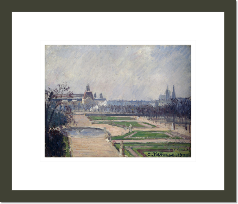 The Tuilleries Basin and the Louvre