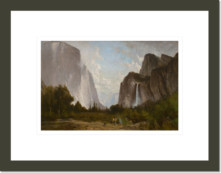 Yosemite Valley - Bridal Veil Falls and El Capitan