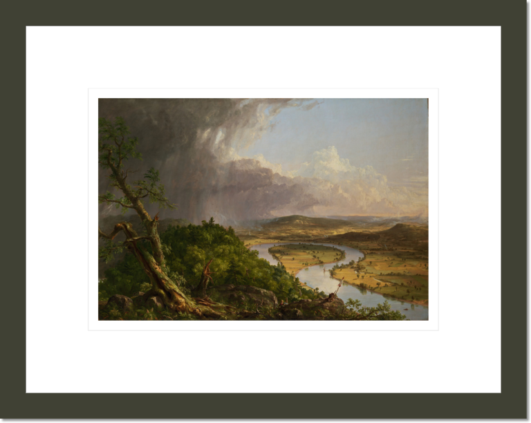 View from Mount Holyoke, Northampton, Massachusetts, after a Thunderstorm - The Oxbow