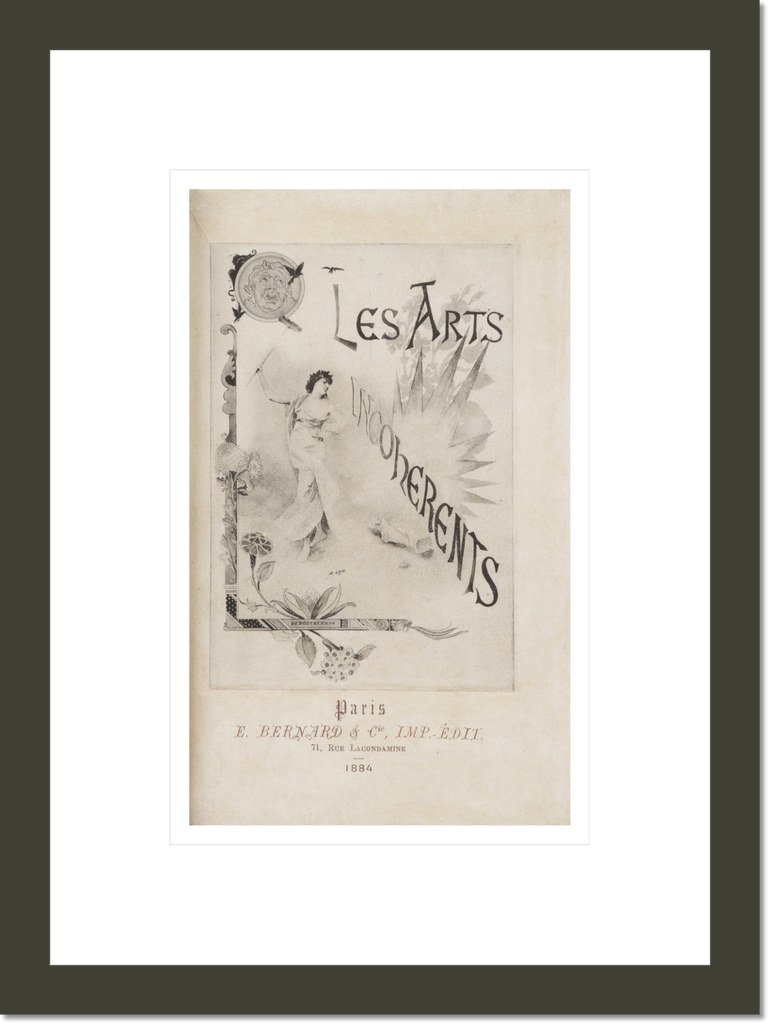 Cover illustration for the Catalogue Illustré des Arts Incohérents
