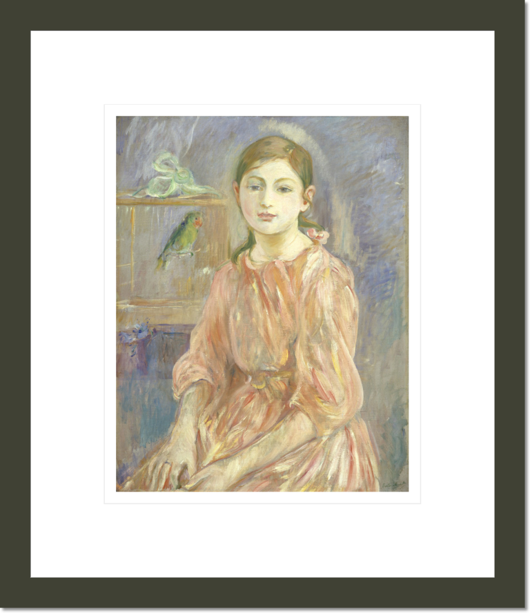 The Artist's Daughter with a Parakeet