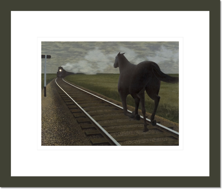 Horse and Train