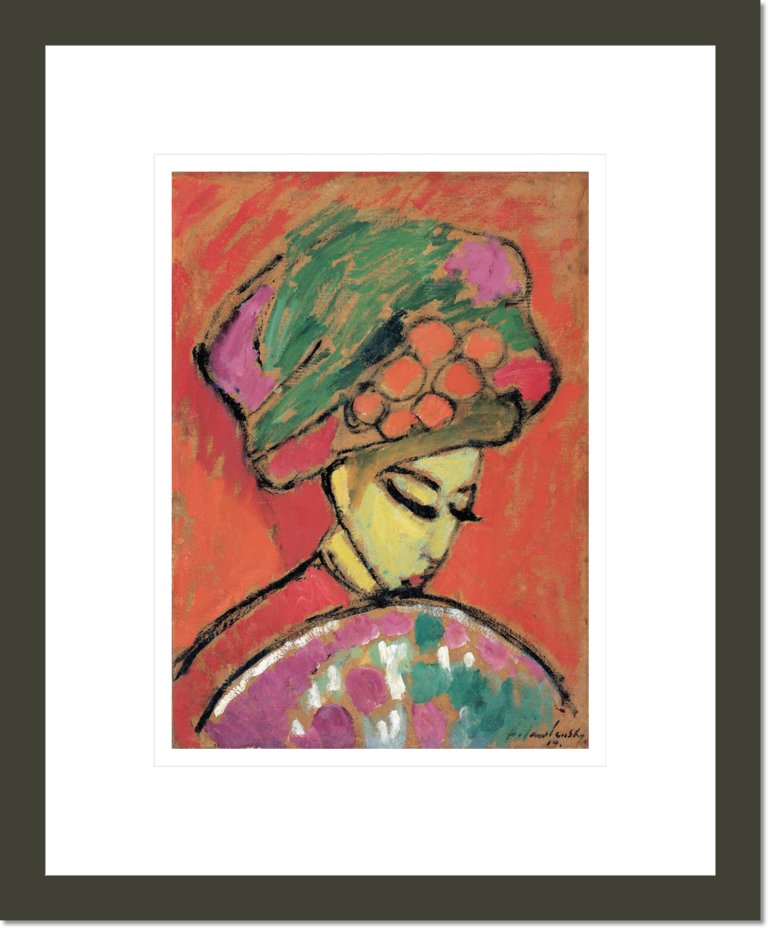 Young Girl with a Flowered Hat