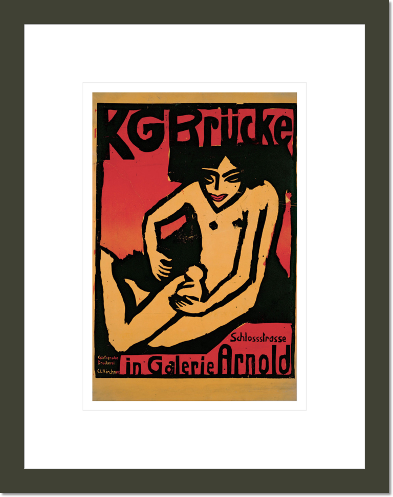 KG Brücke poster by Ernst Ludwig Kirchner