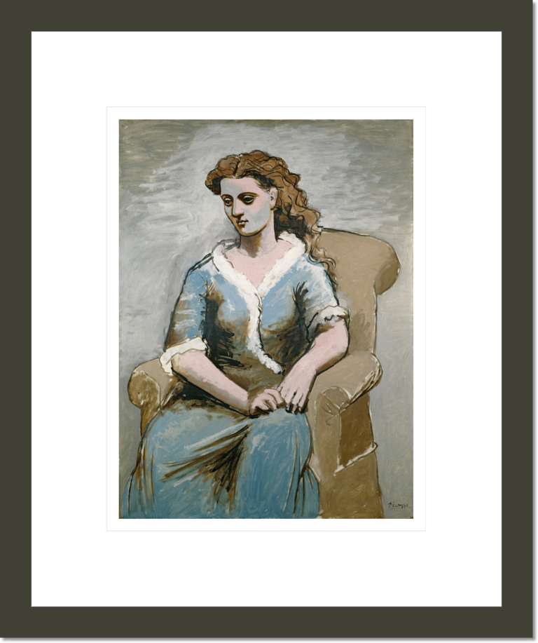 Woman Seated in a Armchair