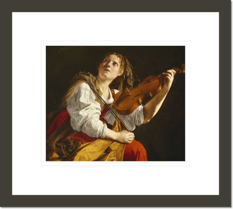 Young Woman with a Violin (Saint Cecilia)
