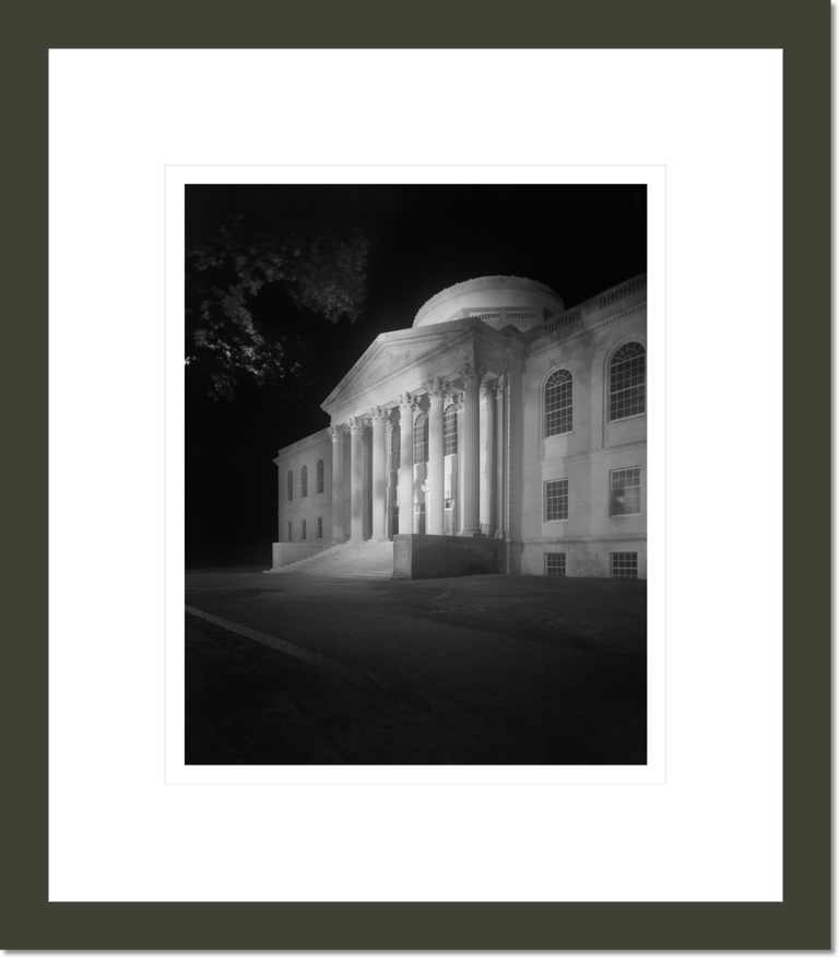 Wilson Library at night. University of North Carolina, 1929.