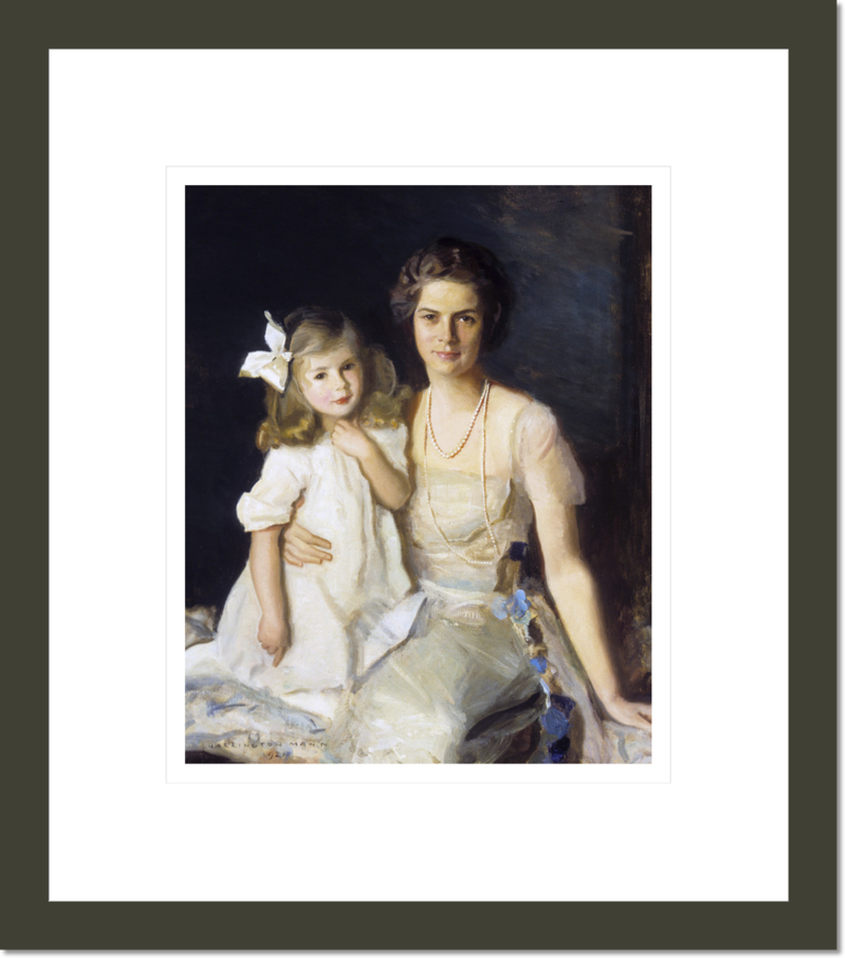 Portrait of Ruth Wales du Pont (Mrs. Henry Francis du Pont) and Her Daughter Pauline Louise