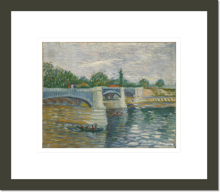 The Bridge of Courbevoie, Paris, May-Jul, 1887 (El puente de courbevoie)
