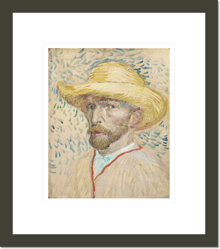 Self-portrait with Straw Hat