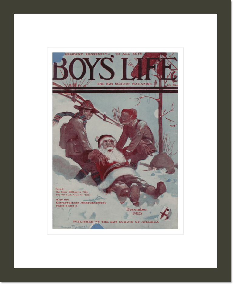 Boys' Life magazine cover, December, 1913