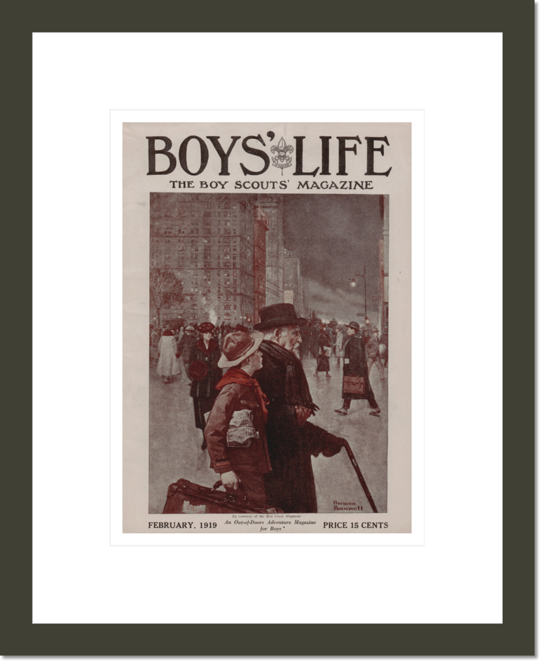 Boys' Life magazine cover, 1919
