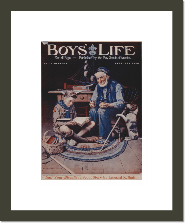 Boys' Life magazine cover, February, 1926