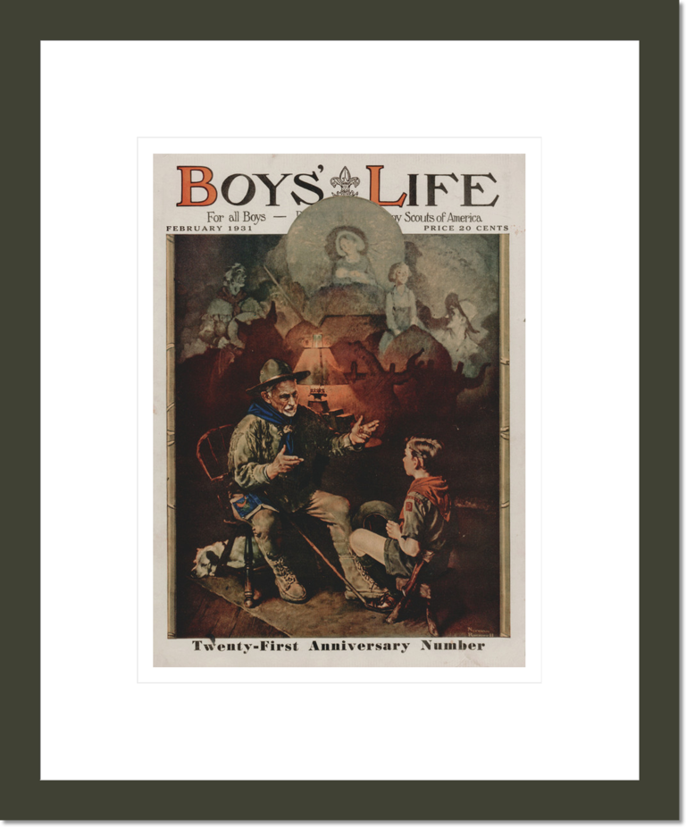 Boys' Life magazine cover, February, 1931