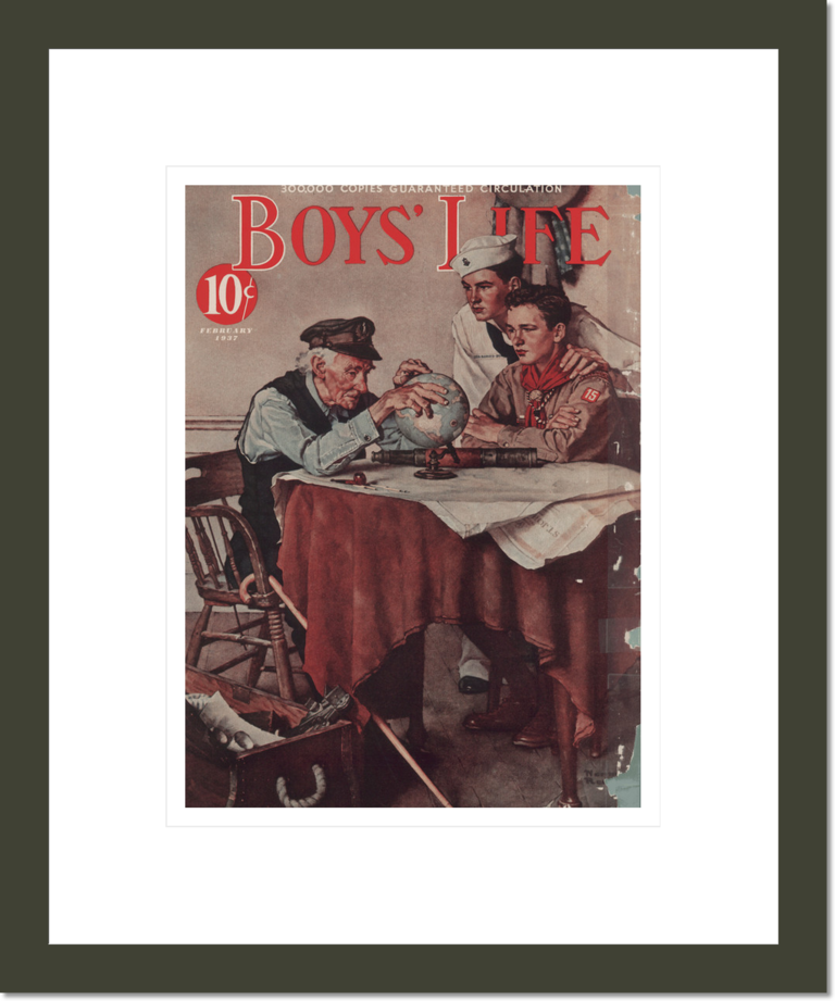 Boys' Life magazine cover, 1937