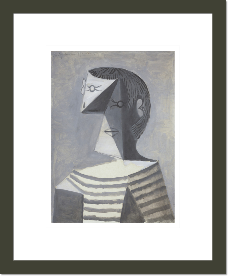Half-Length Portrait of a Man in a Striped Jersey (Buste d'homme en tricot raye)
