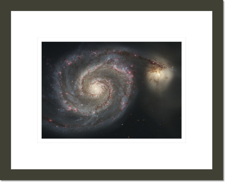 The Whirlpool Galaxy, also known as Messier 51a, M51a, or NGC 5194