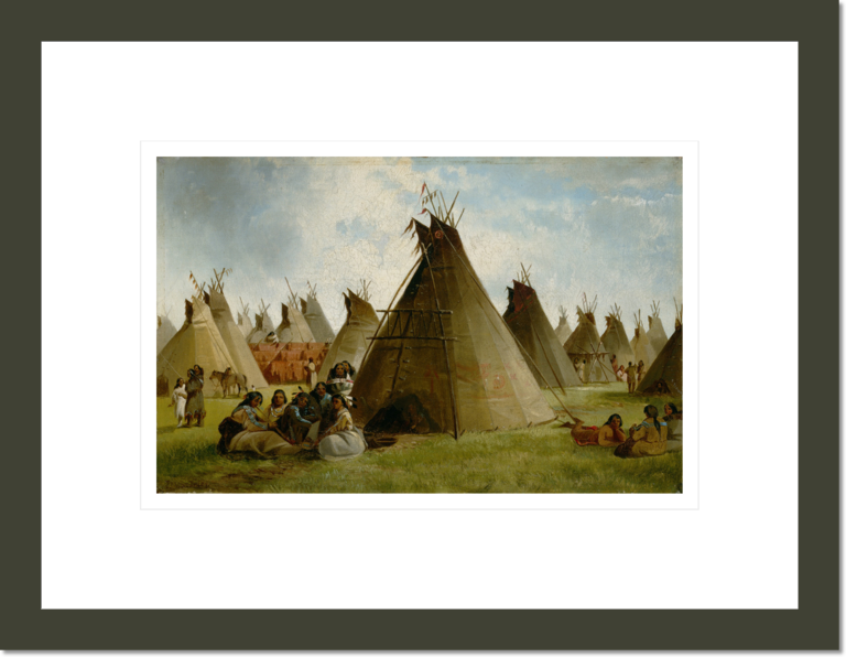 Prairie Indian Encampment
