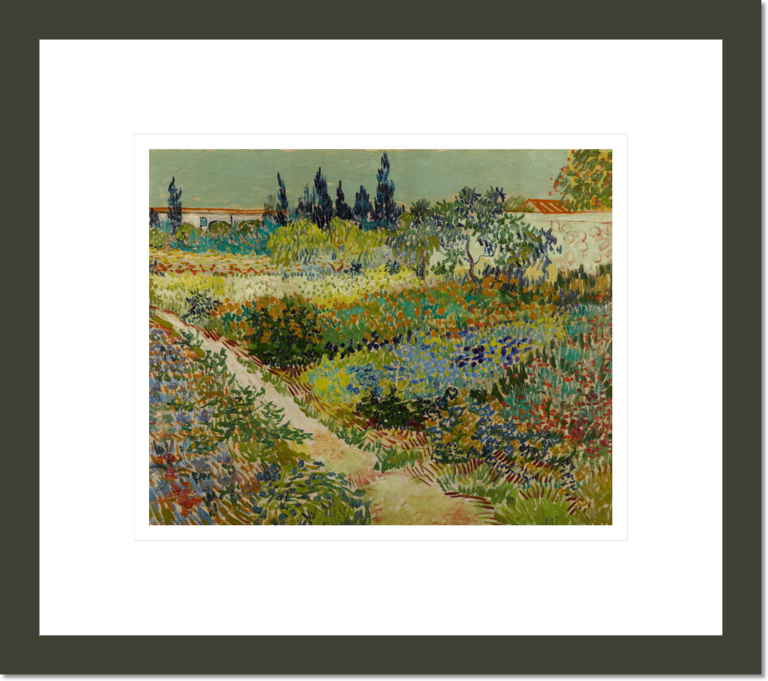 Garden at Arles / Flowering Garden with Path