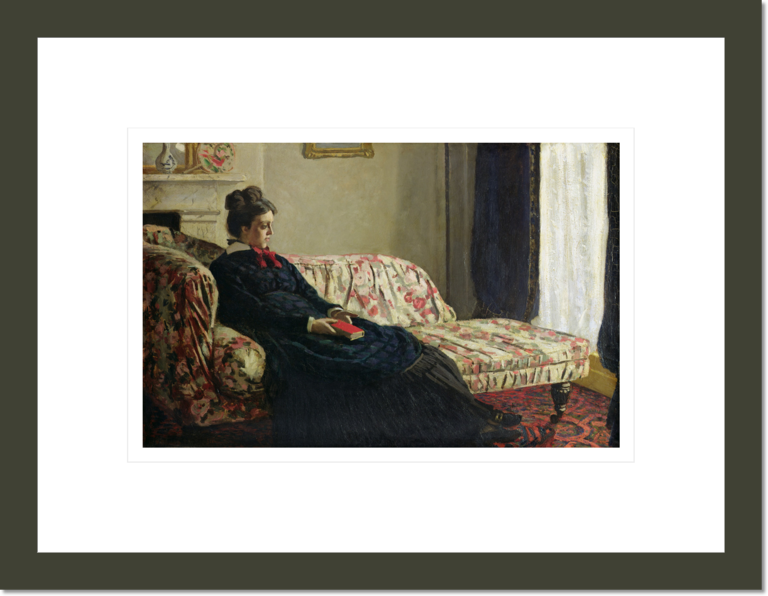Meditation, or Madame Monet on the Sofa
