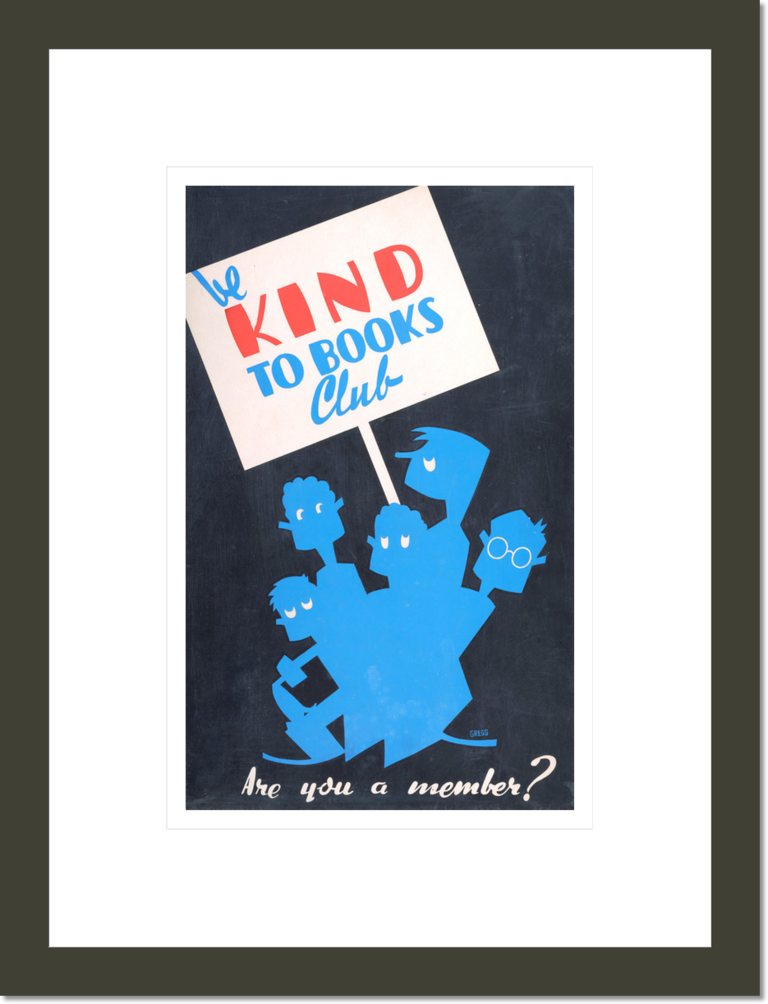 Be kind to books club Are you a member? / / Gregg.