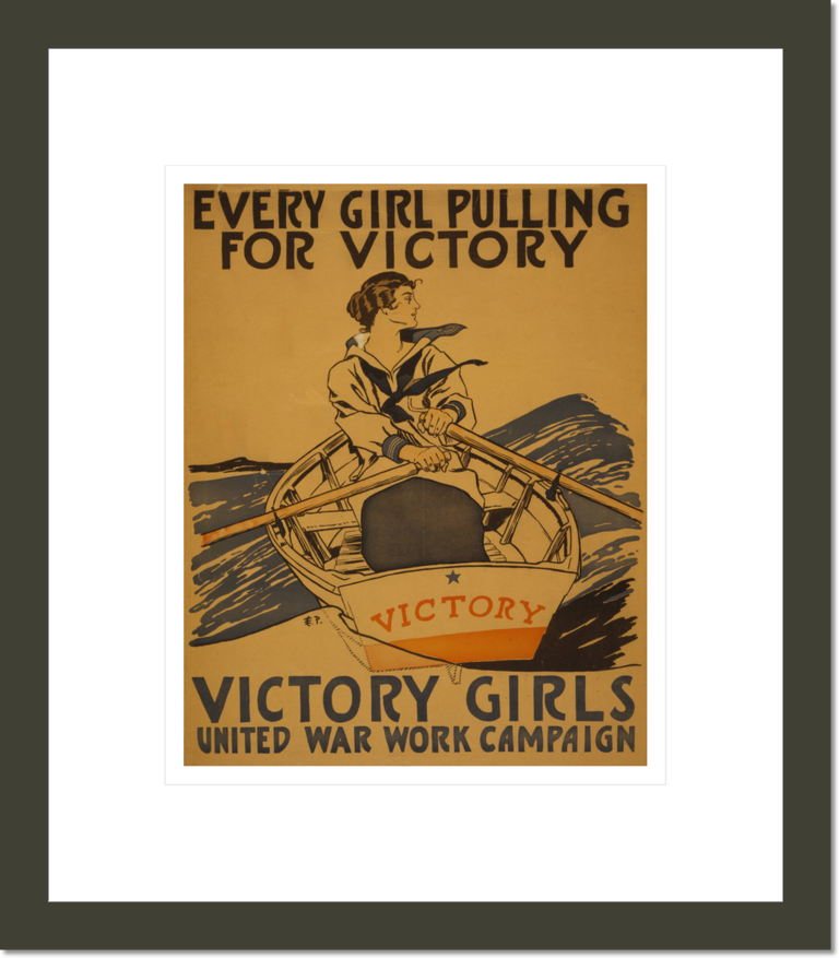 Every girl pulling for victory - Victory Girls United War Work Campaign / E.P.