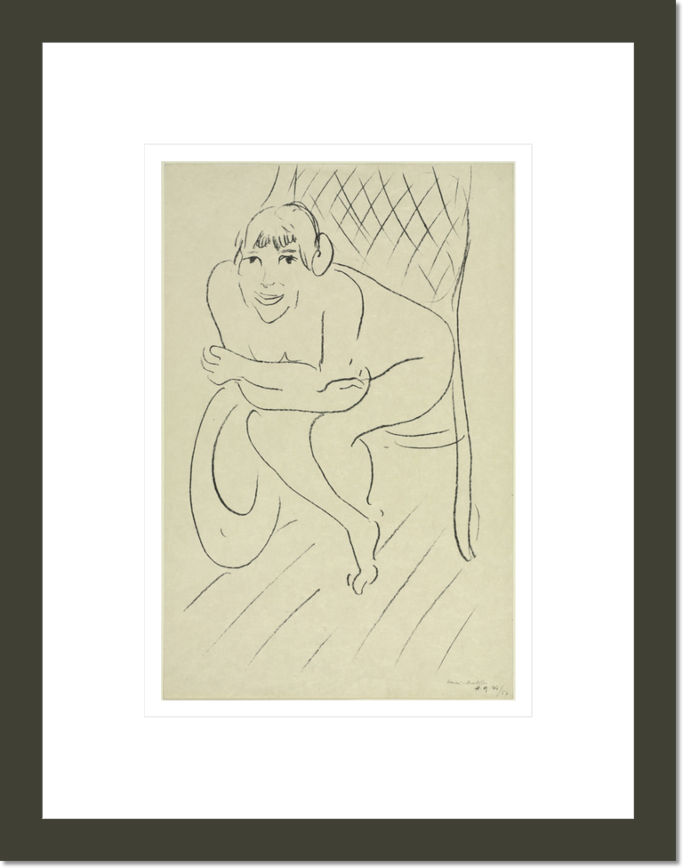 Nude in Rocking Chair