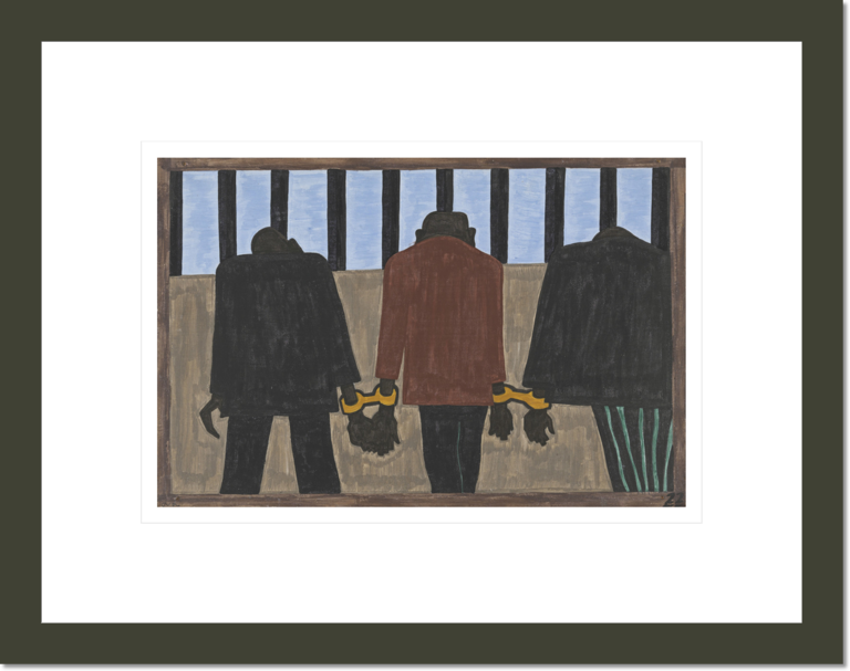 Migration panel 22. Another of the social causes of the migrants' leaving was that at times they did not feel safe, or it was not the best thing to be found on the streets late at night. They were arrested on the slightest provocation.