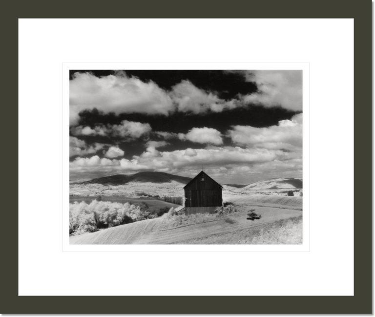Barn and Clouds (Vicinity of Naples and Dansville, New York)