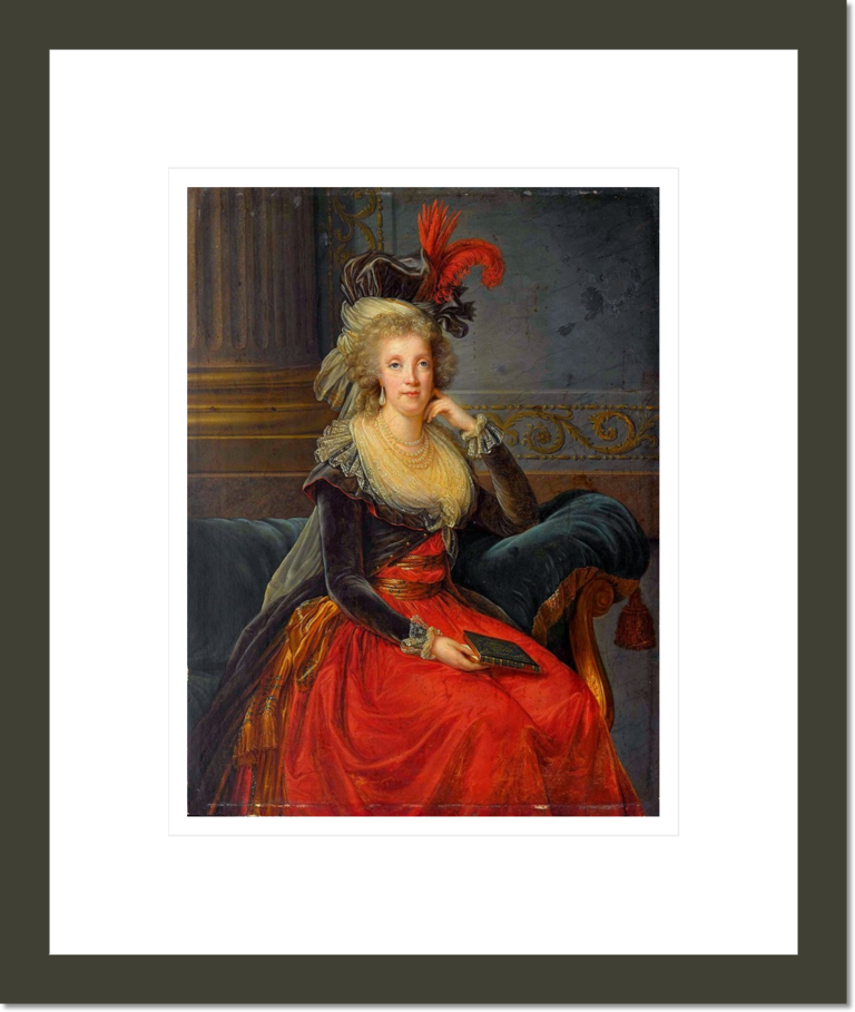 Portrait of Maria Carolina of Austria (1752-1814), Queen Consort of Naples