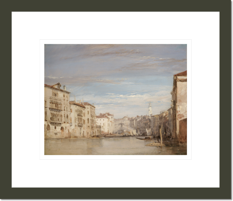 The Grand Canal, Venice, Looking Toward the Rialto