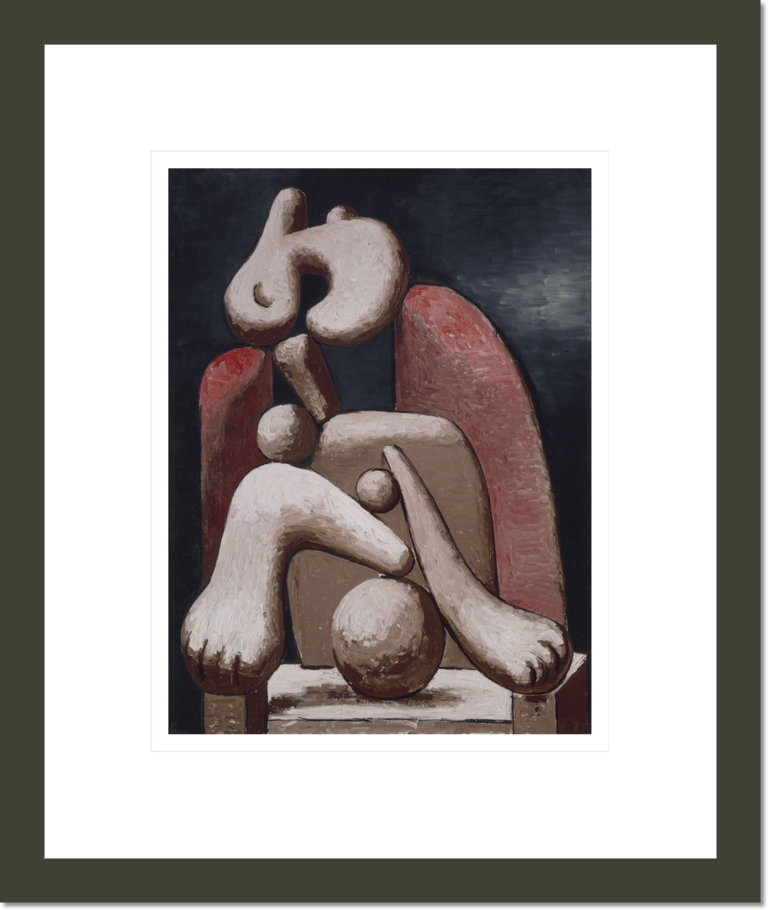 Femme au fauteuil rouge (Woman in a Red Armchair)
