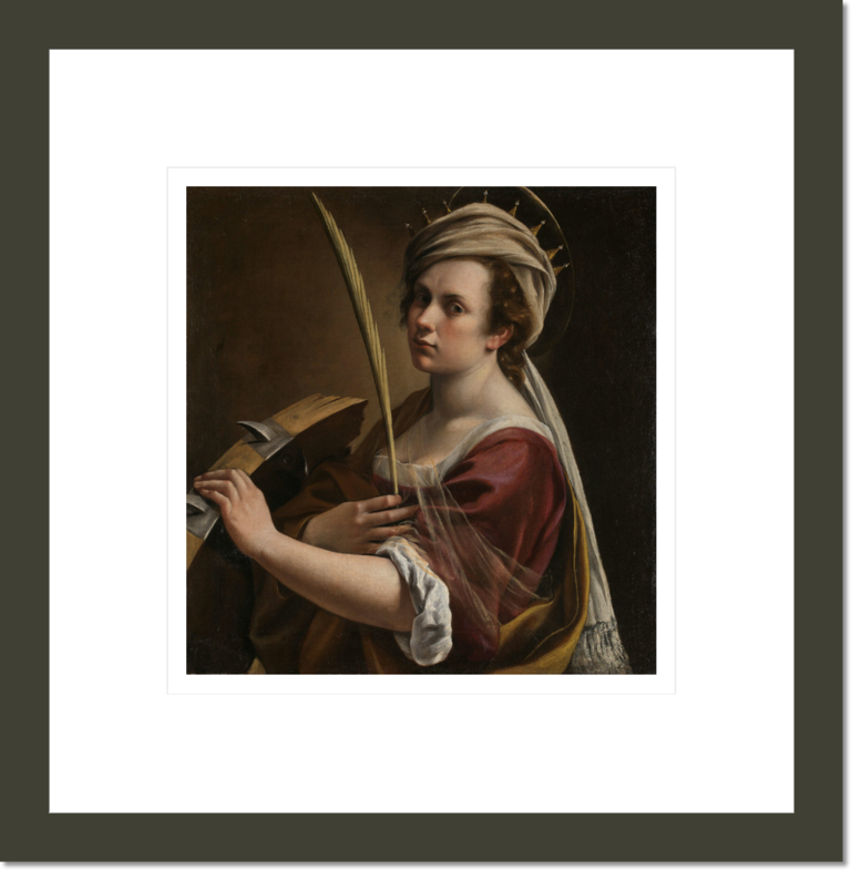 Self-Portrait as Saint Catherine of Alexandria