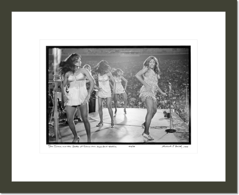 Tina Turner and the Ikettes at Tulane University Sugar Bowl Stadium