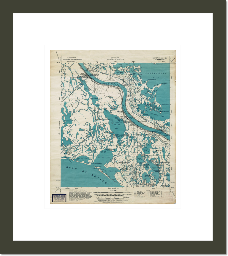 Louisiana Geodetic Survey, Quadrangle 194