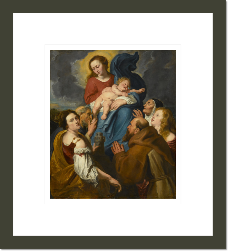 Madonna and Child with Five Saints