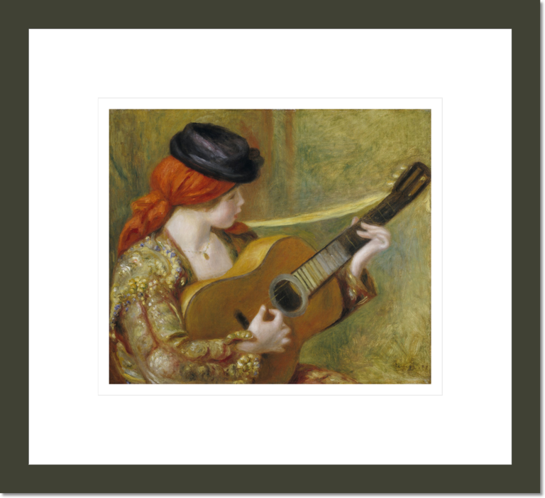 Young Spanish Woman with a Guitar (Jeune Espagnole jouant de la guitare)