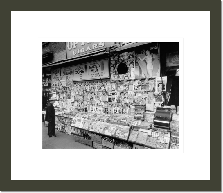Newsstand, 32nd Street and Third Avenue, Manhattan
