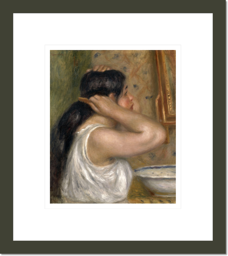 The Toilette, Woman Combing her Hair (La Toilette, femme se peignant)