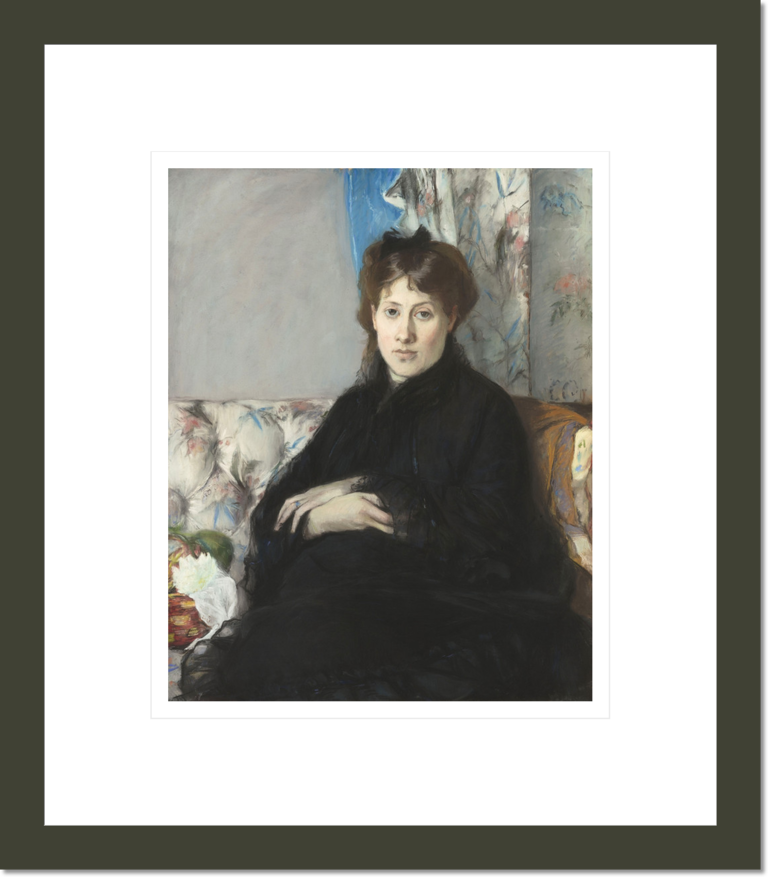Portrait de Madame Edma Pontillon, née Edma Morisot, soeur de l'artiste (Portrait of Mme. Edma Pontillon, née Morisot, the artists sister)