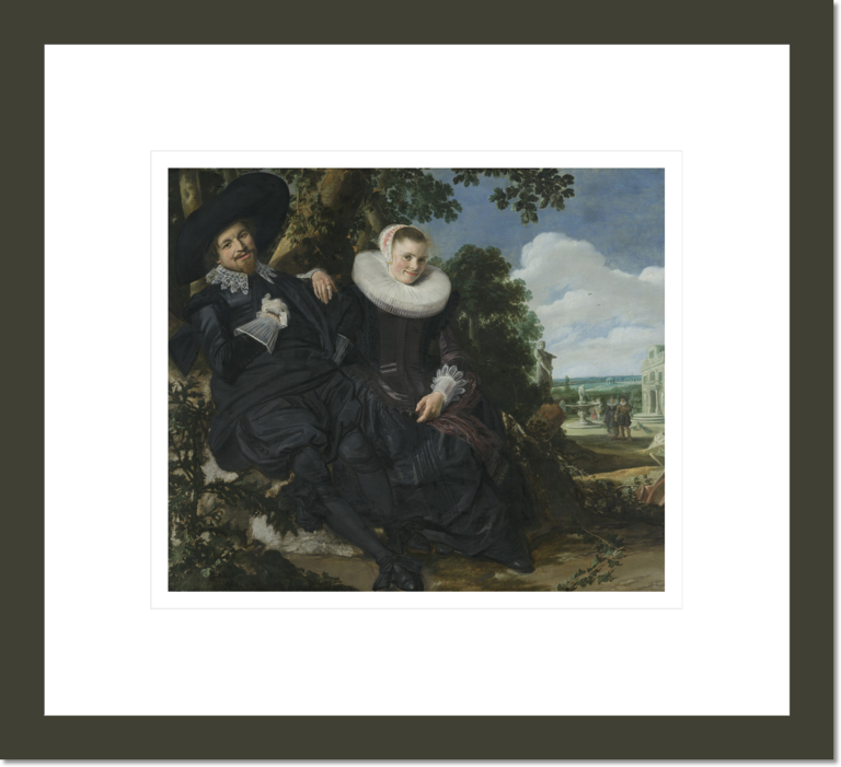 Portrait of a Couple in a Landscape, probably Isaac Abrahamsz Massa (1586-1643) and Beatrix van der Laen (1592-1639)