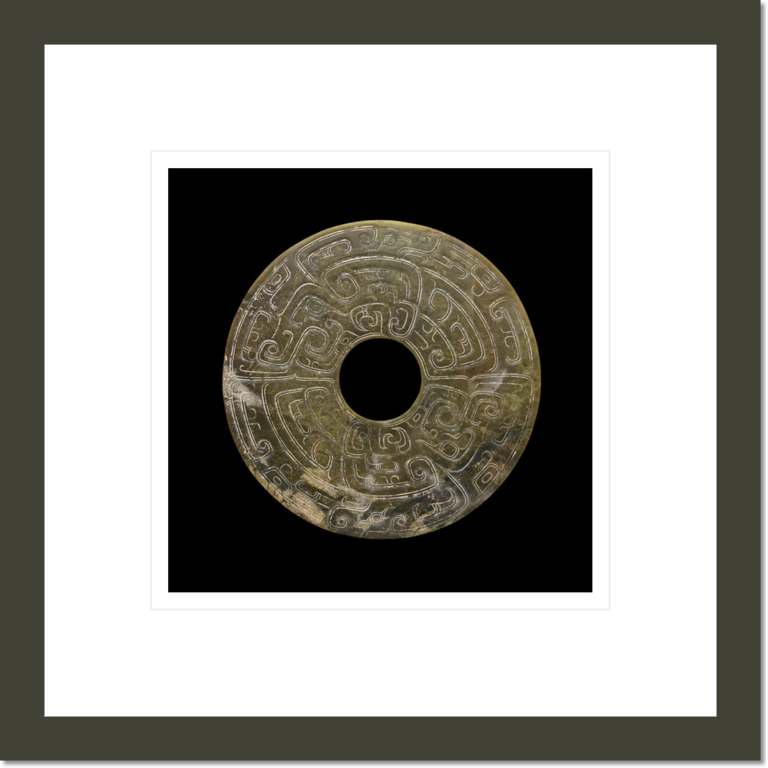 Disc with dragon motif, Western Zhou period