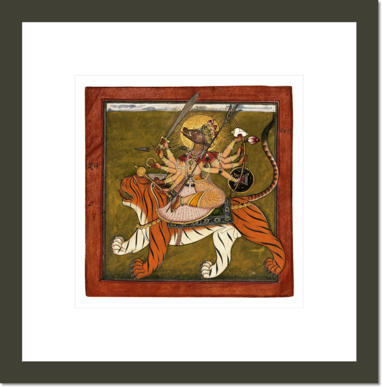 The Goddess as Varahi. From the Tantric Devi series