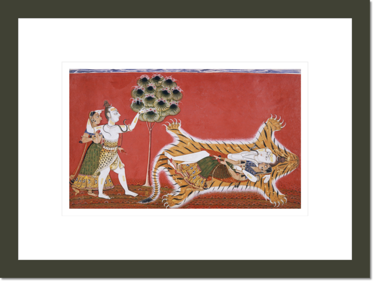 Shiva, Ever Solicituous. Leaf from a Rasamanjari (