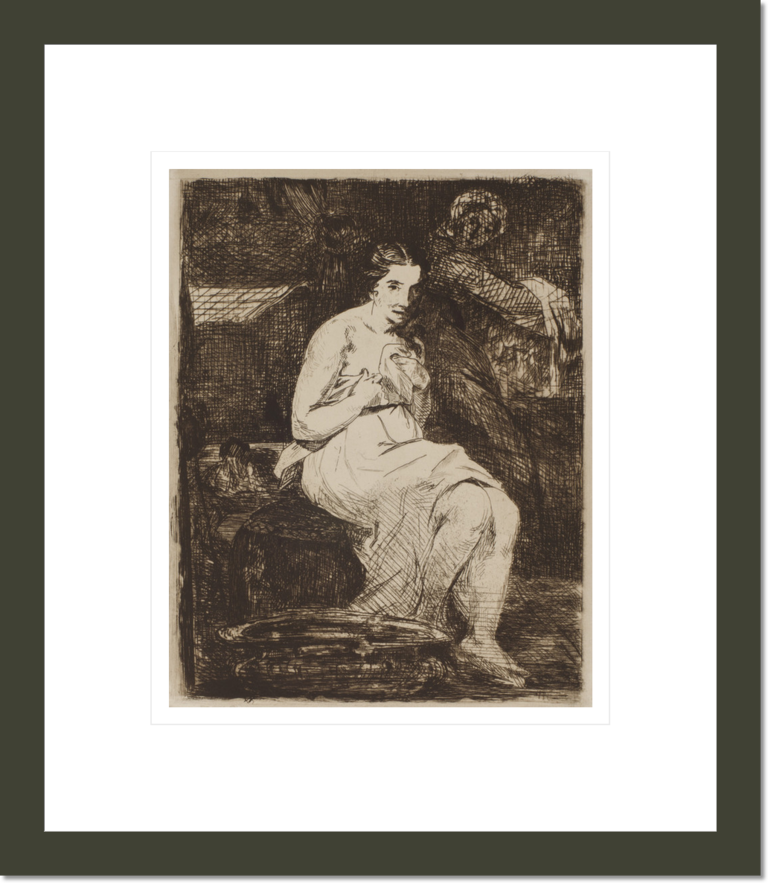 La Toilette (from the series Huit gravures a leau - forte par Edouard Manet, No. 6