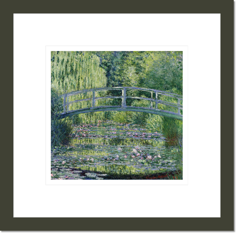 The Waterlily Pond: Green Harmony (Le Bassin aux nympheas: harmonie verte)