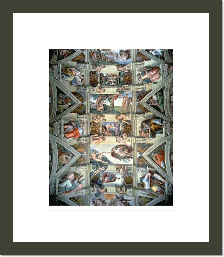 Sistine Chapel ceiling and lunettes