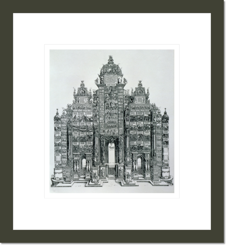 The Triumphal Arch of Emperor Maximilian I of Germany (1459-1519), dated 1515 (woodcut)